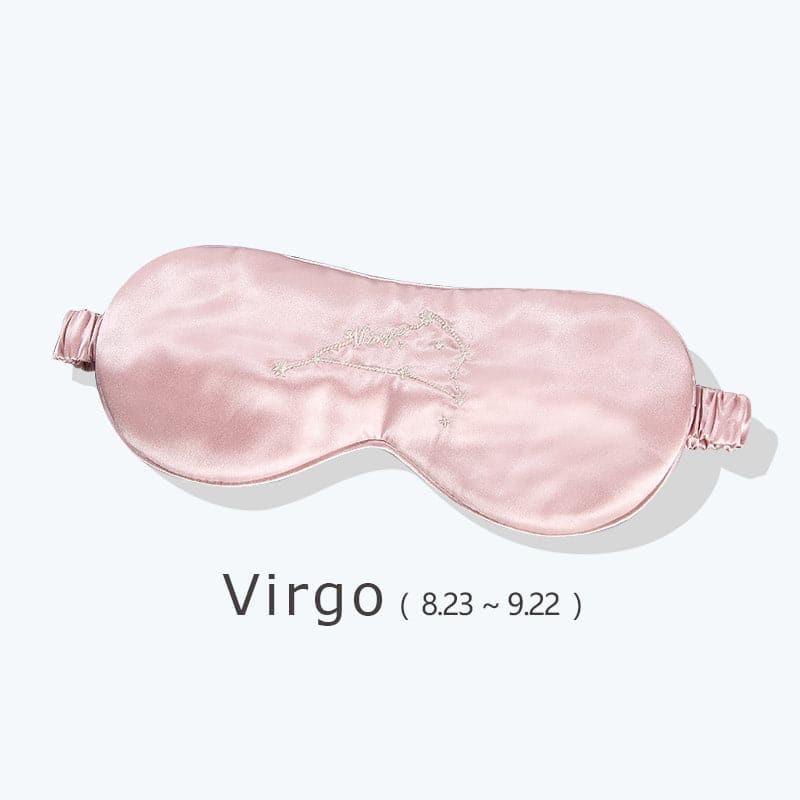 ZASILK | 12 Constellation Pink Silk Sleep Mask, 22 Momme Luxury Eye Mask