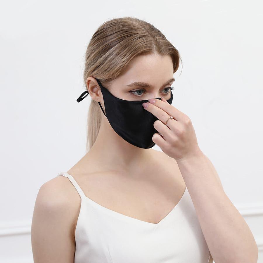 ZASILK | 19 Momme Silk Adjustable Design Face Mask, Smooth Stylish & Skin-Friendly