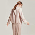 ZASILK | Washable Silk Pajama Set for Women, Long Sleeve 19 Momme