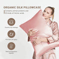 Luxurious 22 Momme Pure Silk Pillowcase by ZASILK, Ideal for Skin and Hair Benefits