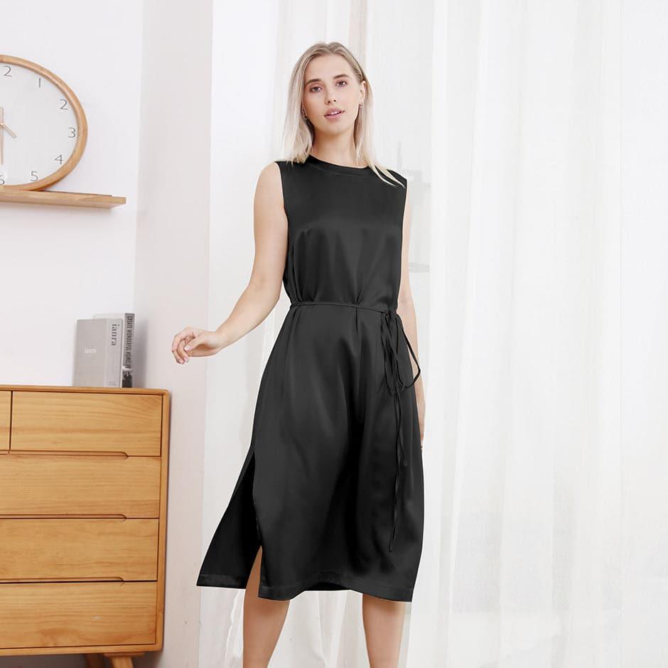 ZASILK | 22 Momme Crew Neck Silk Nightgowns, Effortless Elegance for Every Occasion