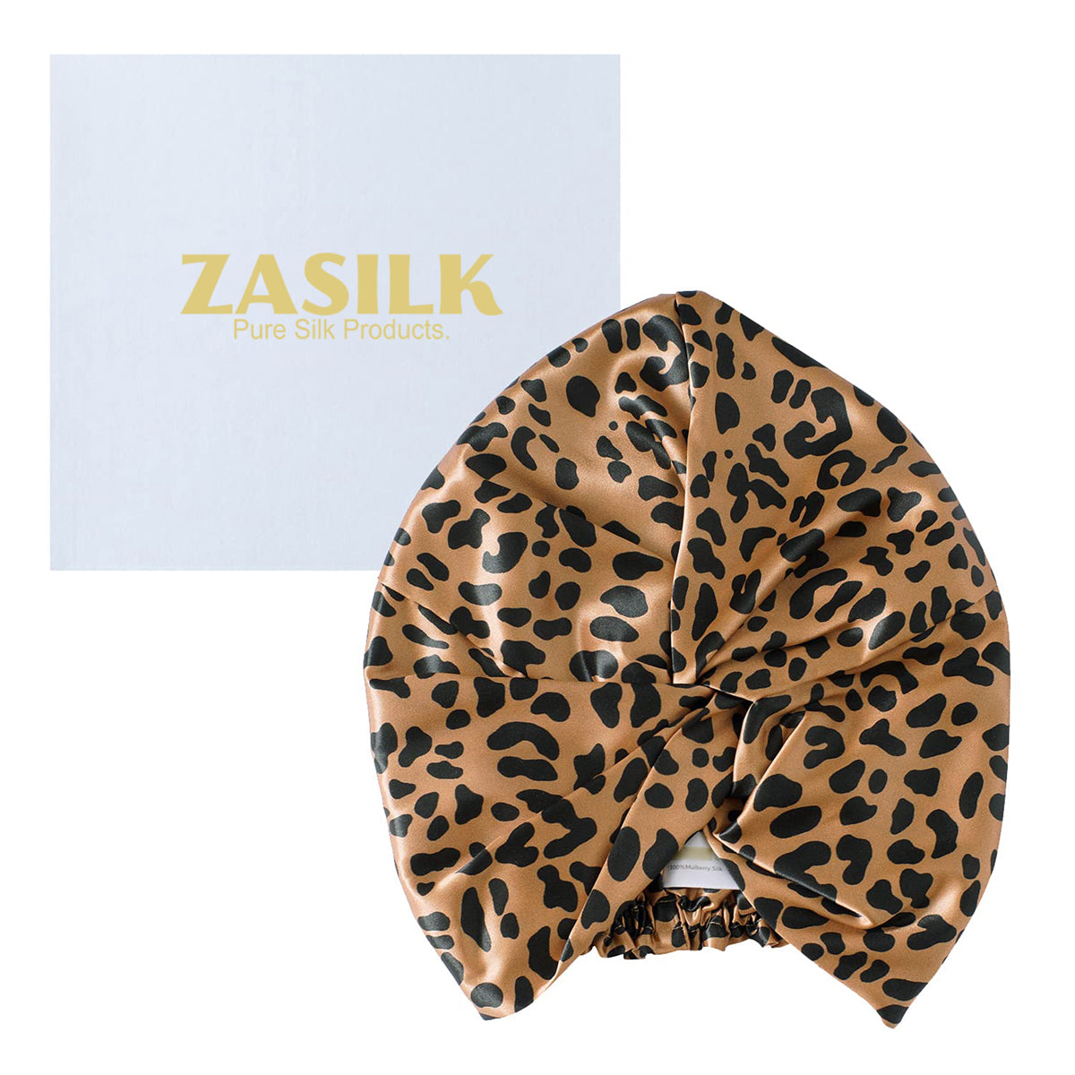 Tiger Pure Silk Bonnet, Double Sided