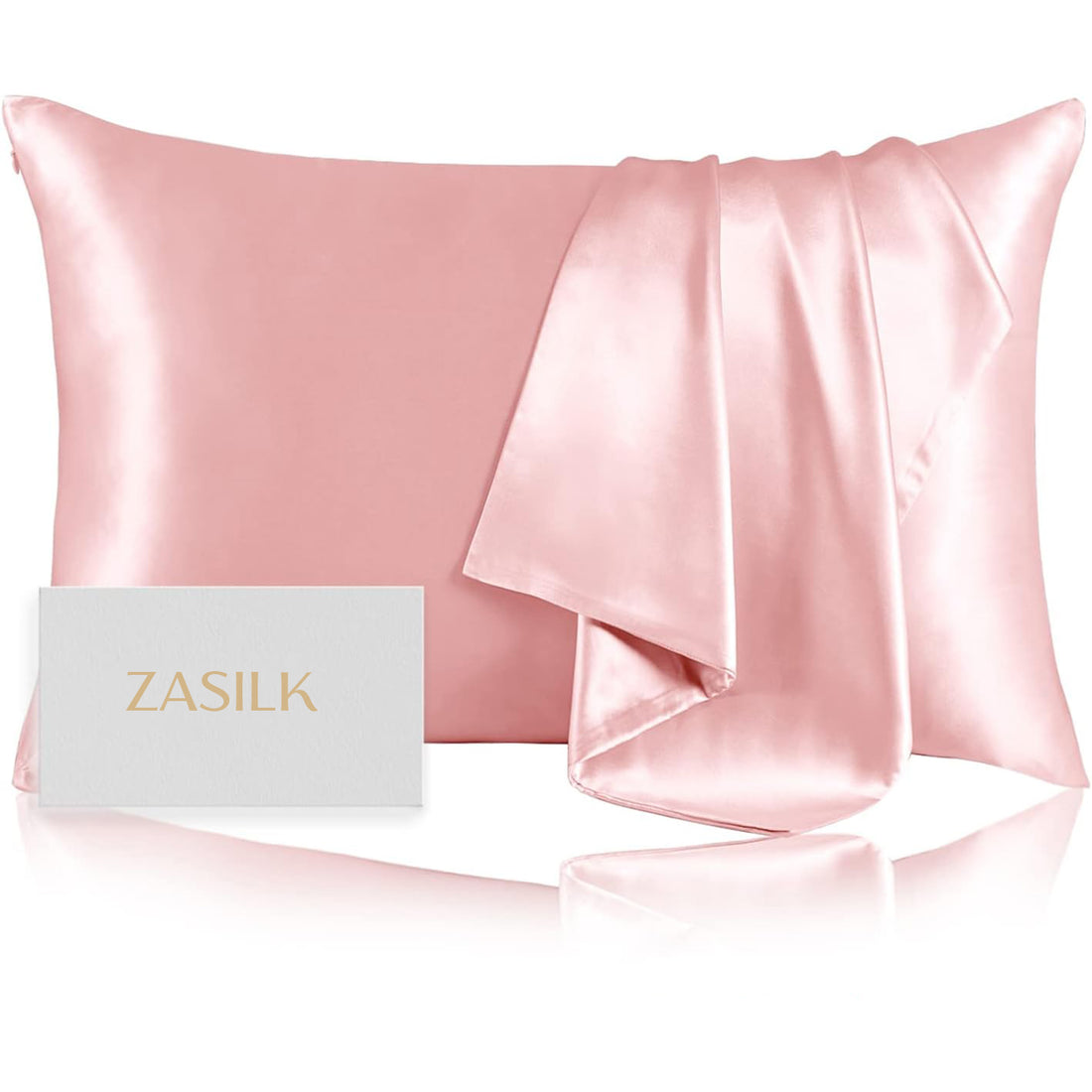 ZASILK Mulberry Silk Pillowcase - Premium Quality Silk Pillowcases for Hair Care