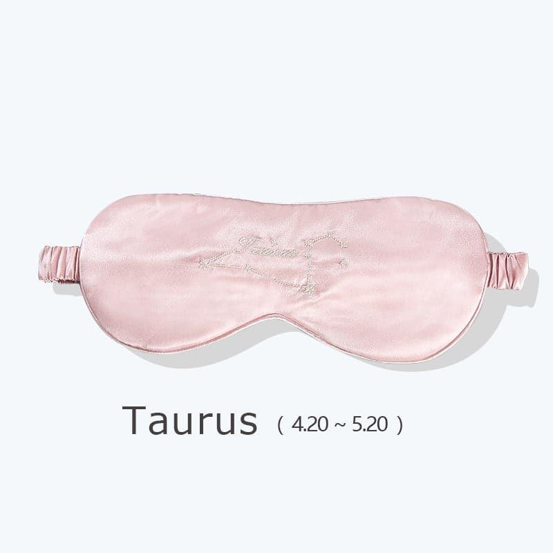 ZASILK | 12 Constellation Pink Silk Sleep Mask, 22 Momme Luxury Eye Mask